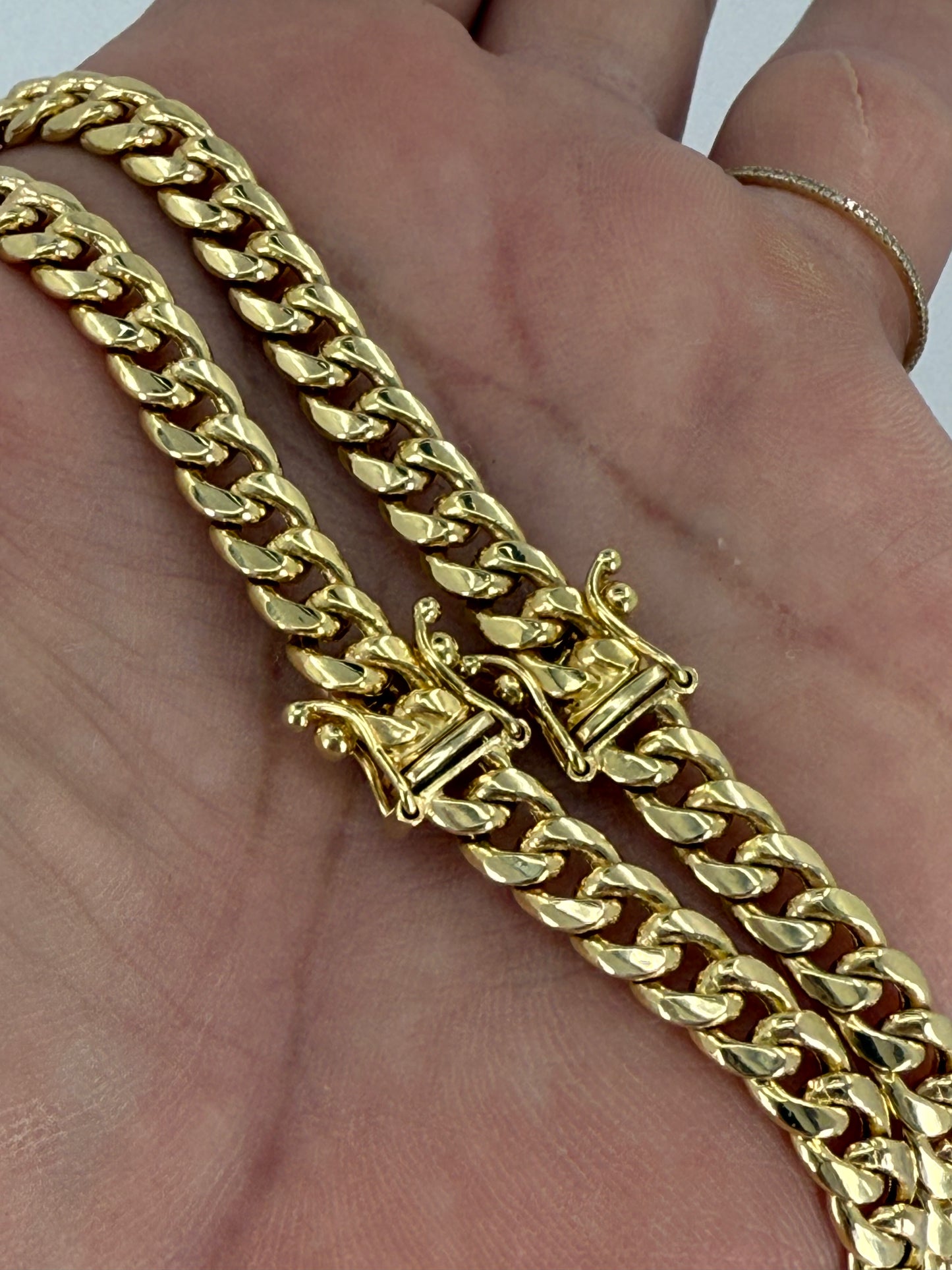 14K GOLD MIAMI CUBAN LINK CHAINS