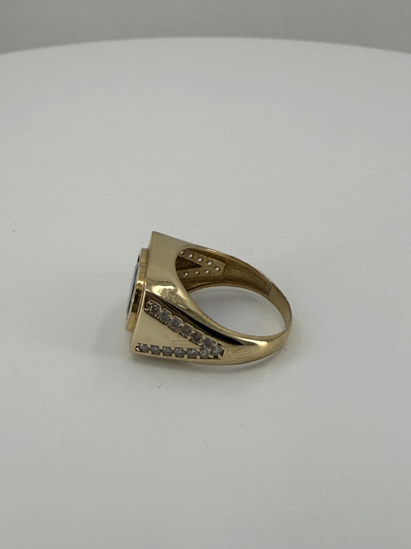 14K YELLOW GOLD MEN RING