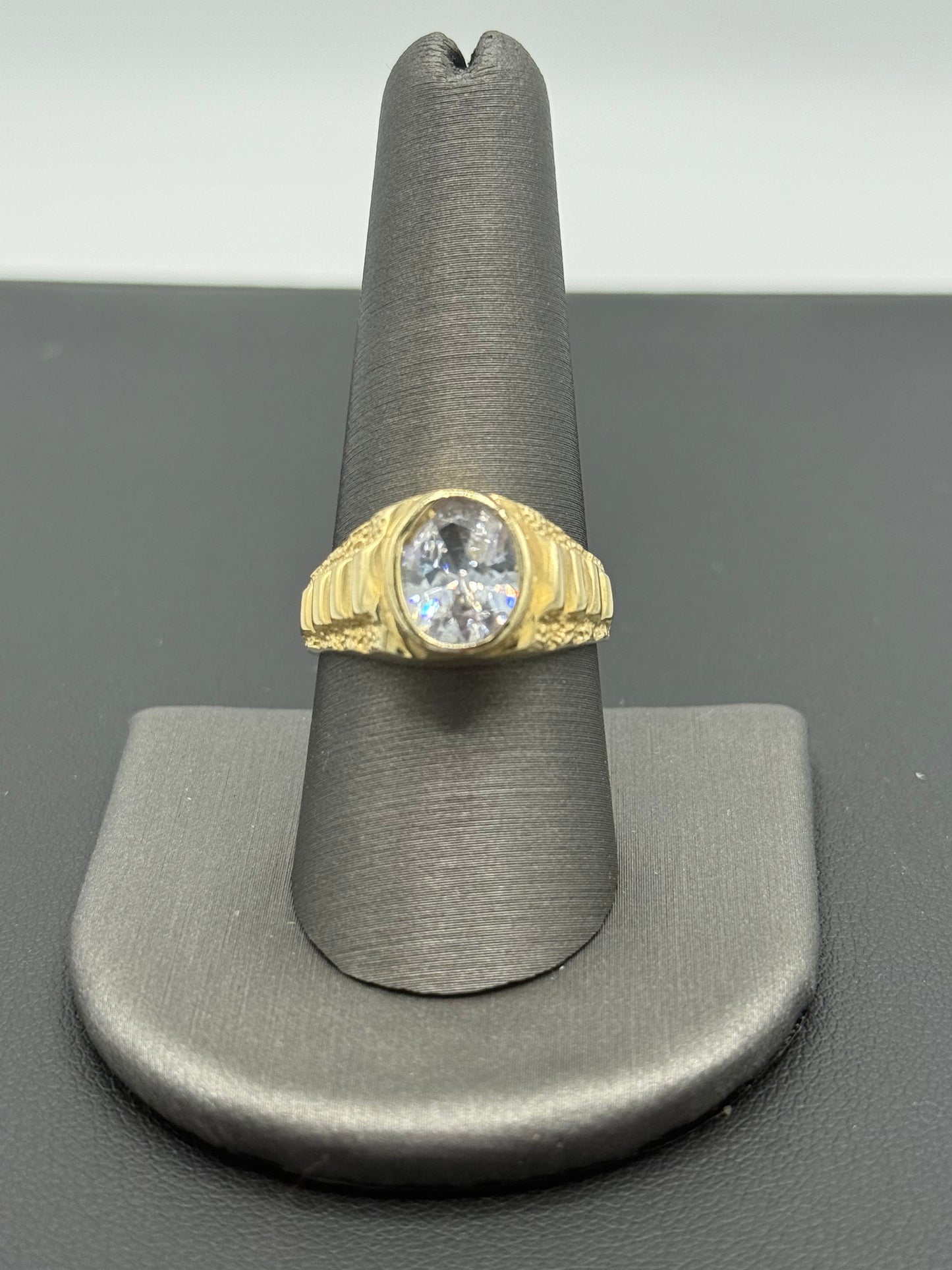 14K YELLOW GOLD MEN RING