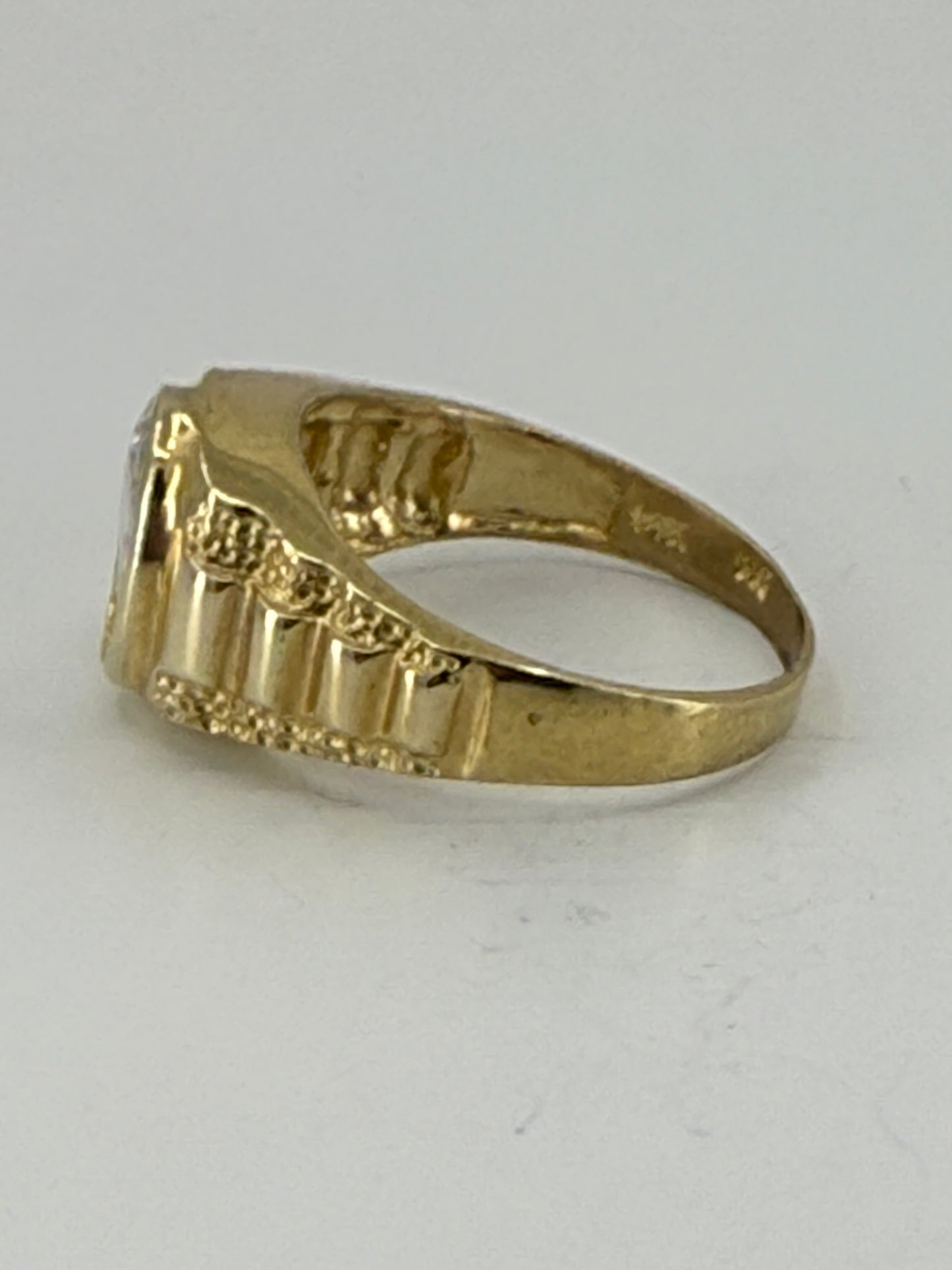 14K YELLOW GOLD MEN RING